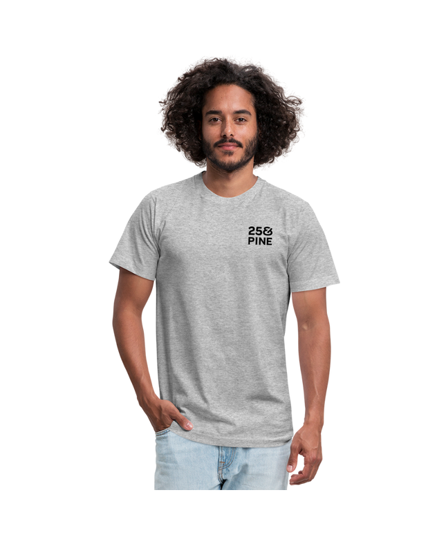 Unisex Jersey T-Shirt by Bella + Canvas - heather gray