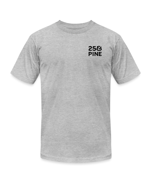 Unisex Jersey T-Shirt by Bella + Canvas - heather gray
