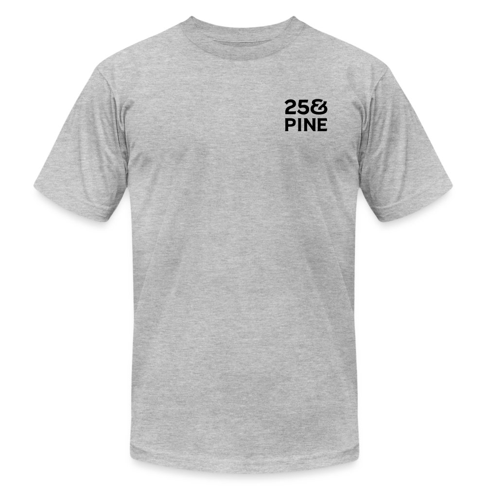 Unisex Jersey T-Shirt by Bella + Canvas - heather gray