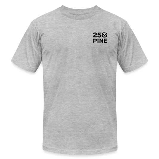 Unisex Jersey T-Shirt by Bella + Canvas - heather gray