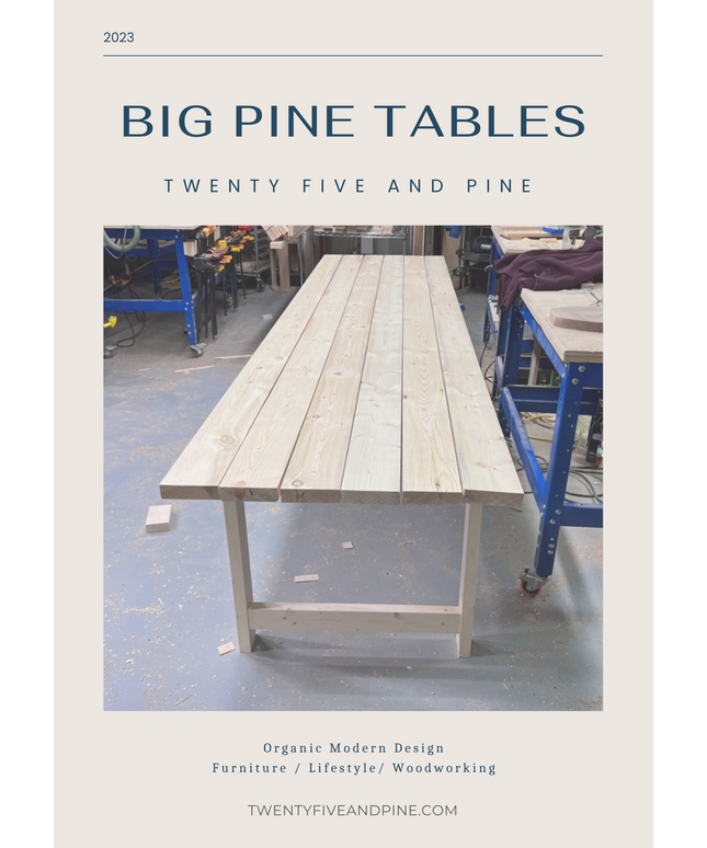 Big Pine Table Plans